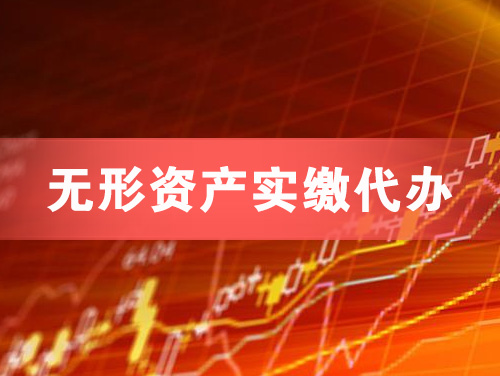 东港无形资产实缴资本代办